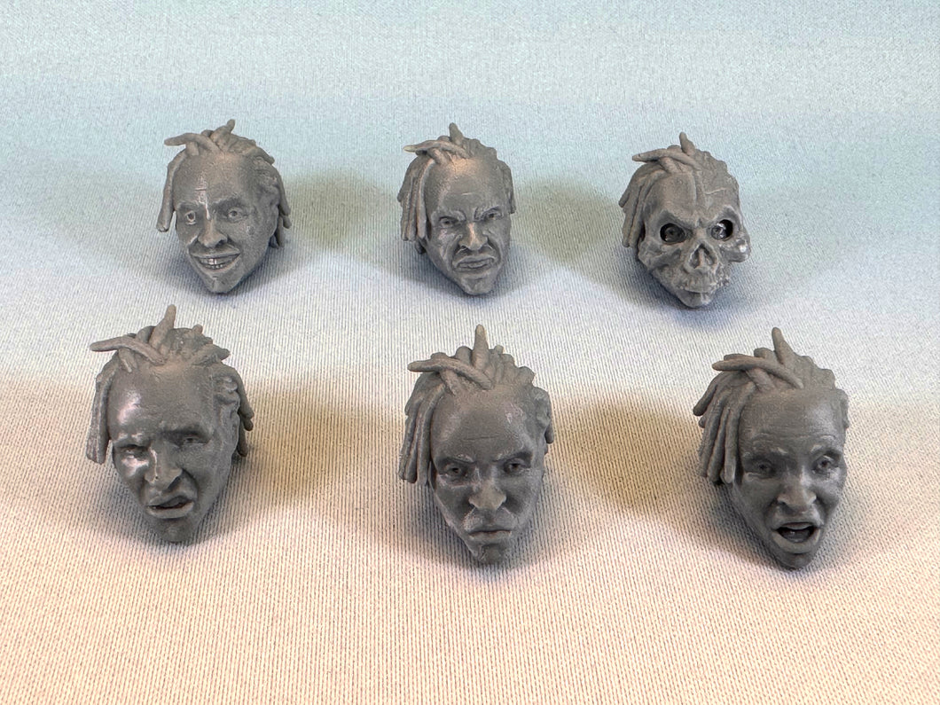 CHRIS - Head Expressions Set - BYSTANDERS - No.HE001 - SCULPTOMO TOYS