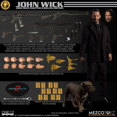 JOHN WICK - Chapter 2 - Deluxe Edition - Mezco