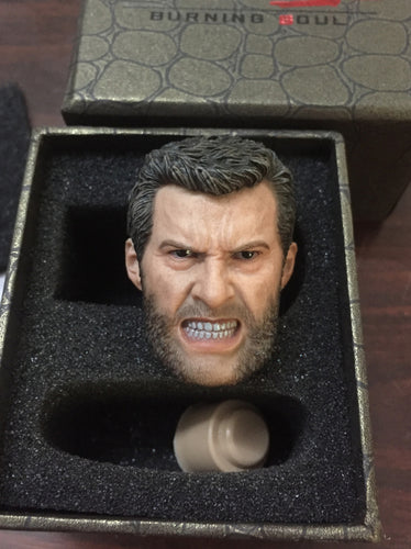 JAMES HOWLETT - Angry Hugh Head Sculpt - 1/6 Scale Head Sculpt - Burning Soul