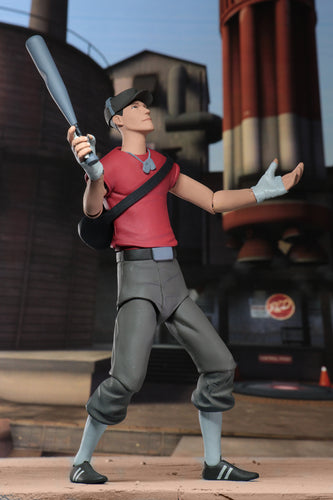 RED SCOUT - Team Fortress 2 – 7″ Scale Action Figure – Series 4 RED - NECA