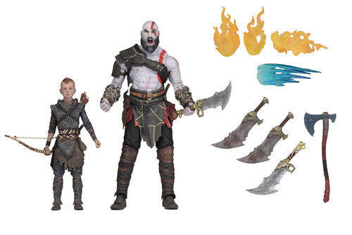 GOD OF WAR (2018) -  Ultimate KRATOS & ATREUS 2-Pack - 7